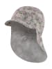 Sterntaler Nackenschutzcap in Grün/ Lila