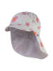 Sterntaler Nackenschutzcap in Hellgrau/ Pink
