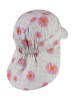 Sterntaler Nackenschutzcap in Hellgrau/ Pink