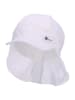 Sterntaler Pet met nekbescherming wit