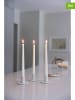 Liljeholmens Candle 2er-Set: Stabkerzen "Prisma" in Weiß - 2x 4 Stück