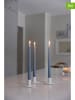 Liljeholmens Candle 2er-Set: Stabkerzen "Prisma" in Blau - 2x 4 Stück