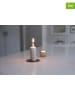Liljeholmens Candle 2er-Set: Blockkerzen "Kupé" in Weiß - 2x 4 Stück