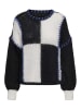 ONLY Pullover in Schwarz/ Weiß