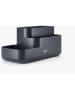 JosephJoseph Badkamerorganizer "EasyStore" zwart - (B)24,8 x (H)11,9 x (D)11,6 cm