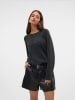 Vero Moda Pullover "Doffy Shine" in Schwarz