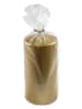 SiL Interiors Stumpenkerze in Gold - 287 g