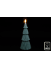 SiL Interiors Ledkaars "Tree" groen - (H)23 x Ø 8,5 cm