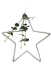 SiL Interiors Decoratieve hanger wit/groen - (L)40 x (B)38 cm