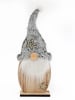 SiL Interiors Decoratieve figuur "Santa" lichtbruin/grijs - (B)11,5 x (H)30 x (D)4 cm
