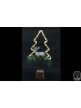 SiL Interiors Decoratieve ledlamp groen/bruin - (B)23 x (H)45 x (D)8 cm