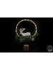 SiL Interiors Lampa dekoracyjna LED w kolorze zielono-brązowym - 30 x 47 x 8 cm