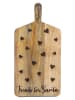 SiL Interiors Snijplank "Treats for Santa" lichtbruin - (L)50 x (B)20 cm