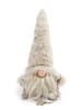 SiL Interiors Dekofigur ''Sitting Santa'' in Creme - (B)17 x (H)33 x (T)12 cm