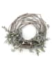 SiL Interiors Decoratieve krans "Wood & Sage" lichtbruin/groen - Ø 55 cm