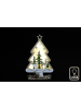 SiL Interiors Decoratieve ledlamp "Tree" lichtbruin/wit - (B)14 x (H)22,5 x (D)6 cm