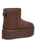 UGG Leder-Boots "Classic Mini" in Braun
