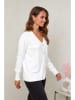 Soft Cashmere Cardigan in Weiß