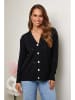 Soft Cashmere Cardigan in Schwarz