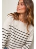 Soft Cashmere Sweter w kolorze beżowo-czarnym
