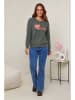 Soft Cashmere Pullover in Khaki