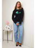 Soft Cashmere Pullover in Schwarz