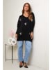 Soft Cashmere Pullover in Schwarz
