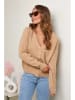 Soft Cashmere Cardigan in Camel