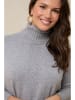 Curvy Lady Rollkragenpullover in Grau