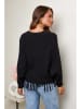 Soft Cashmere Trui zwart
