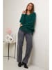 Soft Cashmere Sweter w kolorze zielonym
