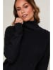 Soft Cashmere Rollkragenpullover in Schwarz