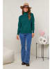 Soft Cashmere Rollkragenpullover in Petrol