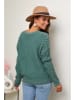 Soft Cashmere Sweter w kolorze zielonym