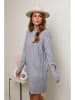 Soft Cashmere Strickkleid in Grau
