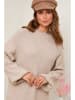 Soft Cashmere Gebreide jurk beige