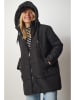 Happiness Istanbul Steppjacke in Schwarz