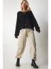 Happiness Istanbul Pullover in Schwarz