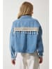 Happiness Istanbul Jeansjacke in Blau
