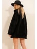 Trend Alaçatı Stili Teddymantel in Schwarz