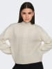 JDY Sweter w kolorze kremowym