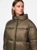 Pieces Steppjacke in Dunkelbraun