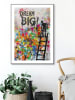 Orangewallz Druk artystyczny "Party Ladder" w ramce - 50 x 70 cm