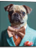 Orangewallz Gerahmter Kunstdruck "Bulldog Suit"