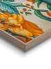 Orangewallz Druk artystyczny "Turqoise Tiger" w ramce - 50 x 70 cm