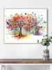 Orangewallz Druk artystyczny "Colour Tree" w ramce - 50 x 40 cm