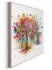 Orangewallz Druk artystyczny "Colour Tree" w ramce - 50 x 40 cm