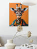 Orangewallz Ingelijste kunstdruk "Happy Giraffe" - (B)40 x (H)50 cm