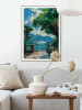 Orangewallz Gerahmter Kunstdruck "Italian Terrace"