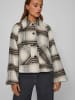 Vila Hemdjacke in Beige/ Schwarz/ Grau